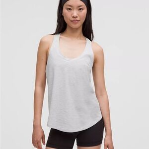 Lululemon Athletica Light Gray Tank Top